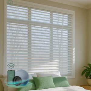 Motorized Real Wood Blinds