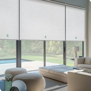 Motorized Coupled Roller Shades