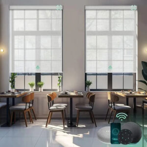 Motorized Solar Roller Shades