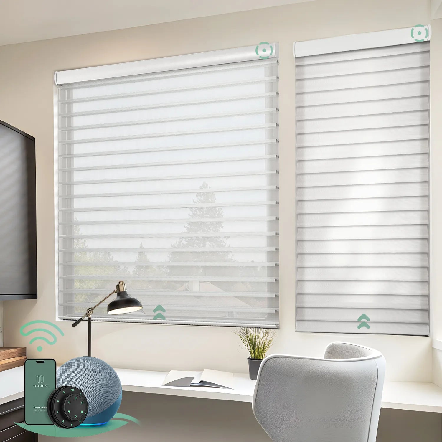 Narrow White 2" Vane