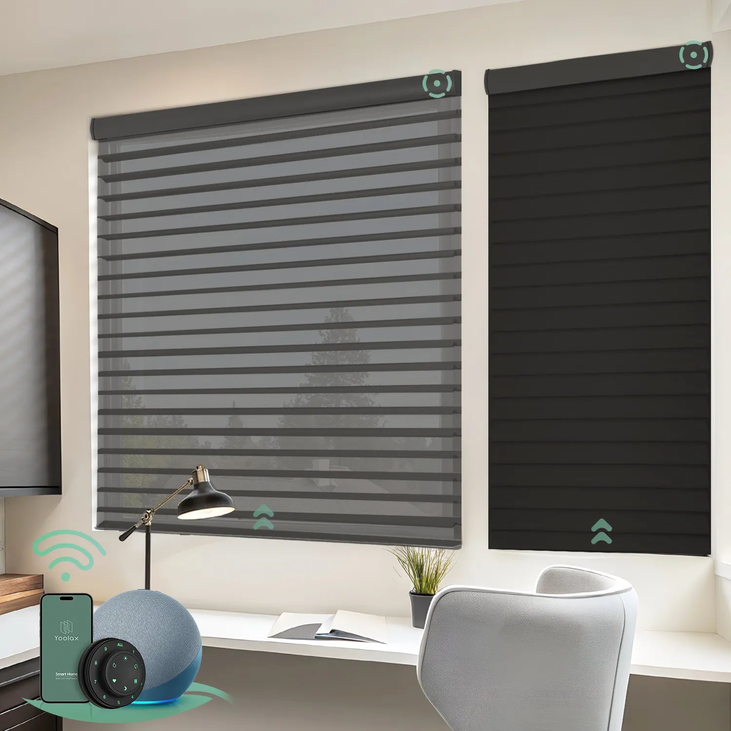 Narrow Black 2" Vane