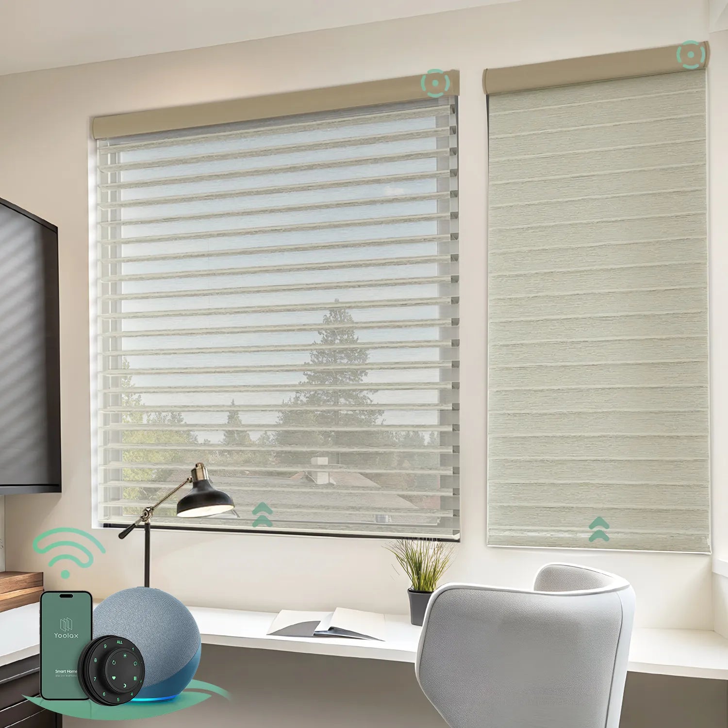 Wide Texture Beige 3" Vane