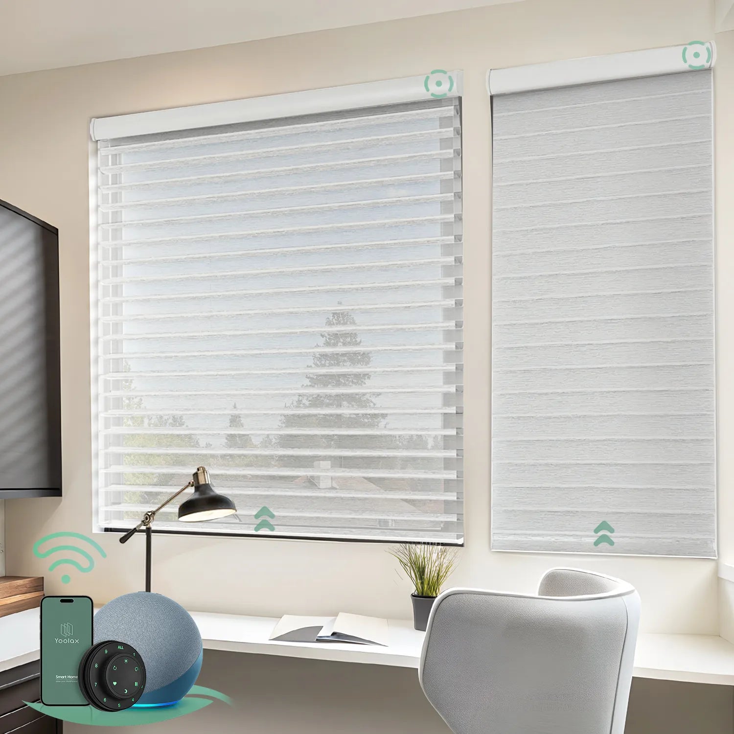 Wide Texture White 3" Vane