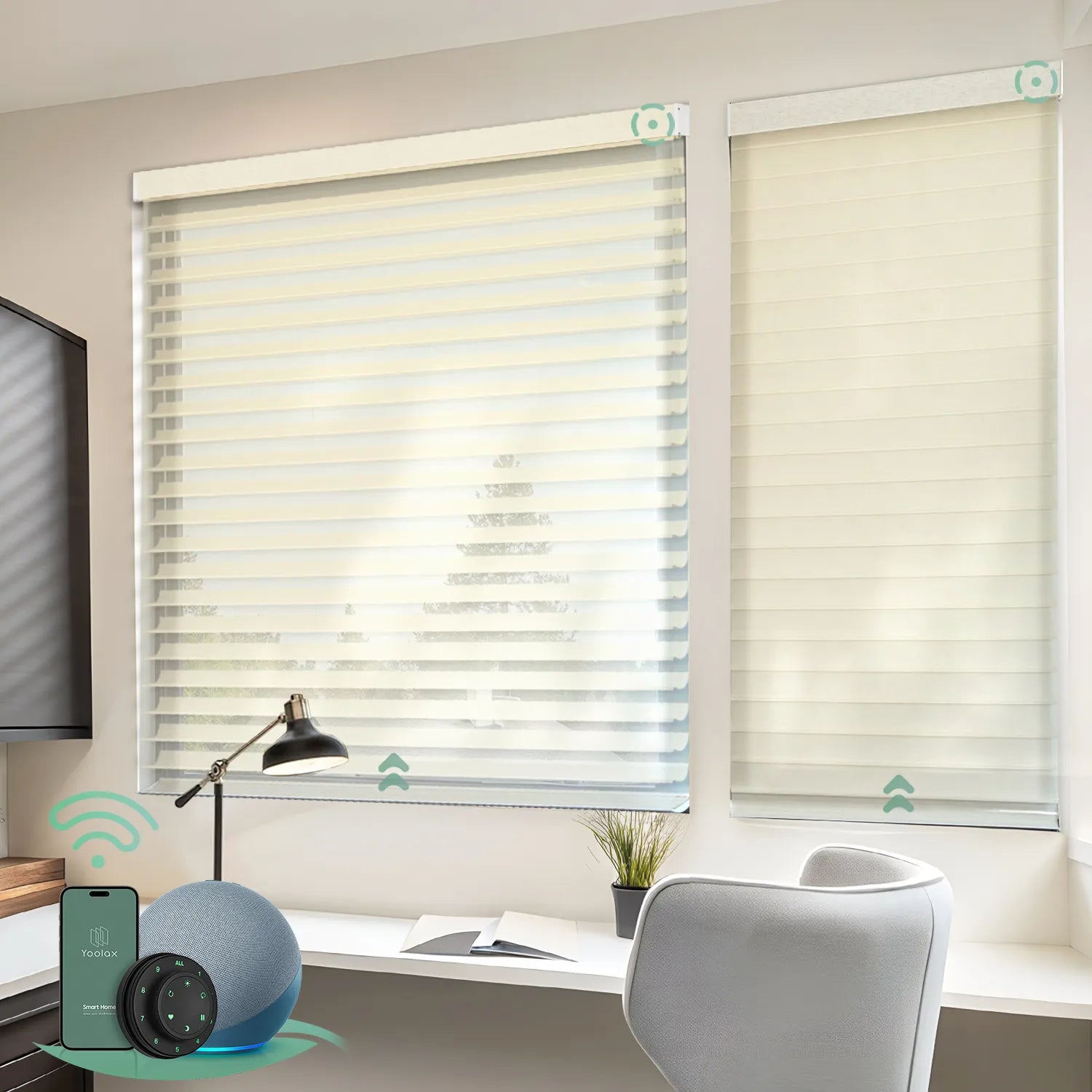 Wide Ivory White 3" Vane