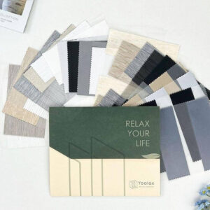 Motorized Double Layer Zebra Shades Fabric Samples