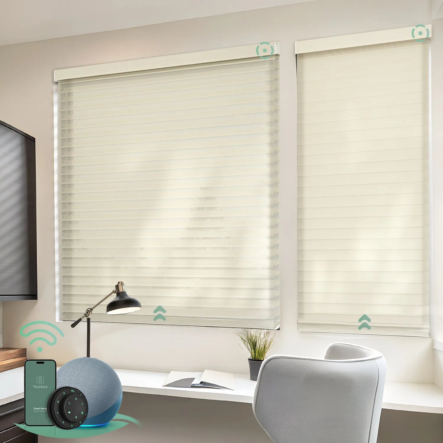 Wide Light Beige 3" Vane